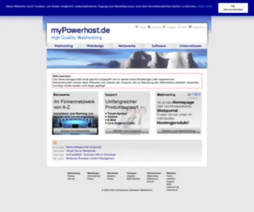 Mypowerhost.de(High Quality Webhosting) Screenshot