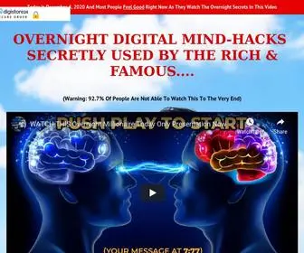 Mypowerofmind.com(Overnight Digital Mind Hacks) Screenshot