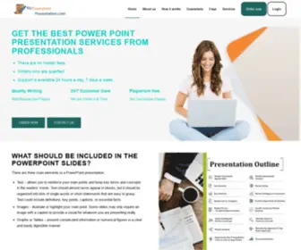 Mypowerpointpresentation.com(Powerpoint Presentation Service Online) Screenshot