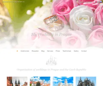 MYpraguewedding.cz(Wedding site) Screenshot