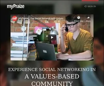 MYpraize.com(The Christian Social Network) Screenshot