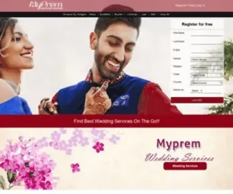 MYprem.com(India's Matrimony Website) Screenshot