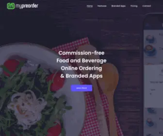 MYpreorder.com.au(Food and Beverage Online Ordering and Branded Apps) Screenshot