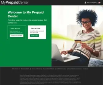 MYprepaidcenter.com(Cardholder destination for managing American Express) Screenshot