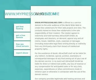MYpressonline.com(MYPRESSONLINE) Screenshot