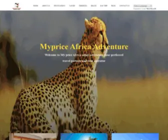 MYpriceafricaadventures.com(Explore The Best Of African Safari Tours With My Price Africa Adventure) Screenshot