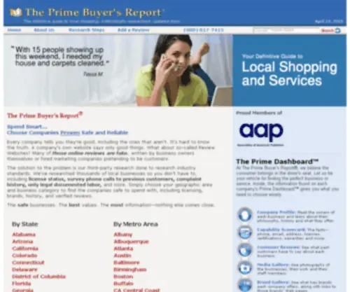 MYprimebuyersguide.com(The Prime Buyer's Report) Screenshot