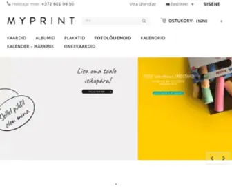 MYprint.ee(Foto tooted) Screenshot