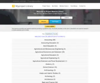 MYprojectlibrary.com(MYprojectlibrary) Screenshot