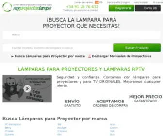 MYprojectorlamps.es(Lámparas para proyector) Screenshot