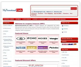 MYpromotionalcode.com(Free Coupon Codes & Deals at MyPromotionalCode.com) Screenshot