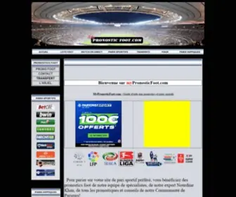 MYpronosticFoot.com(My Pronostic Foot) Screenshot