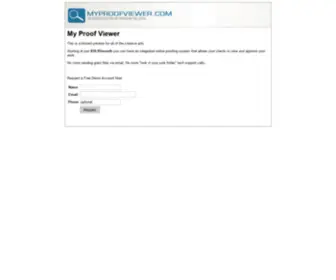 MYproofViewer.com(My Proof Viewer) Screenshot