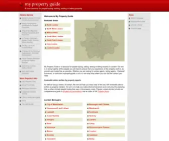 MYpropertyguide.co.uk(My property guide) Screenshot