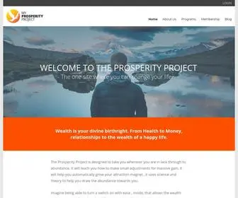MYprosperityproject.com(My Prosperity Project) Screenshot