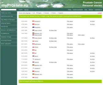MYprostate.eu(Prostatakrebs) Screenshot