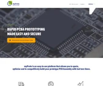 MYproto.eu(WordPress) Screenshot