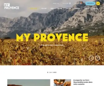 MYprovence.fr(Tourisme en Provence) Screenshot