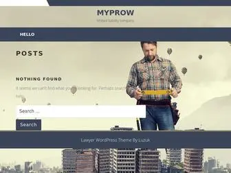 MYprow.com(Limited liability company) Screenshot