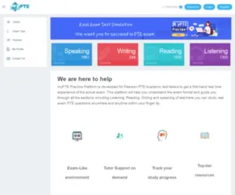 MYpte.study(PTE online study platform) Screenshot