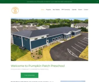 Mypumpkinpatch.org(Pumpkin Patch Preschool) Screenshot