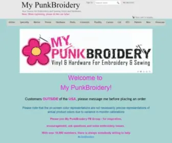 Mypunkbroidery.com(This text) Screenshot