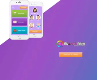 Mypurplefolder.com(My purple folder) Screenshot