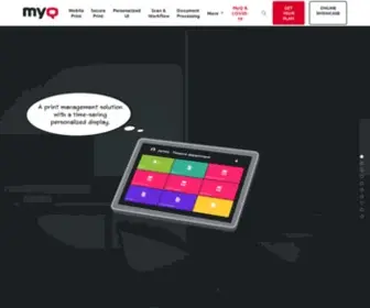 MYQ-Solution.com(MyQ is an easy) Screenshot