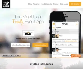 Myqaa.com(Vos événements d'entreprise) Screenshot