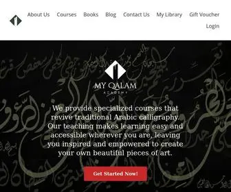 Myqalamacademy.com(My Qalam Academy) Screenshot