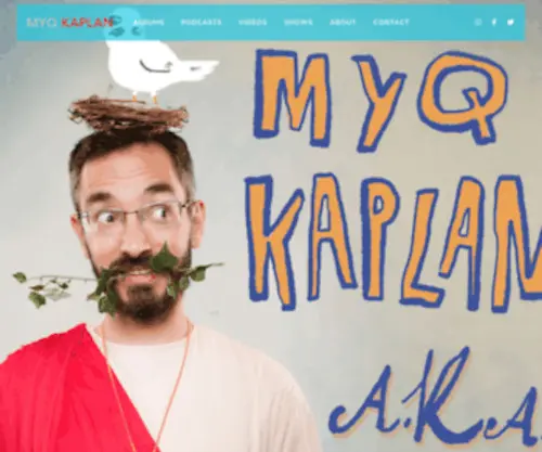 MYqkaplan.com(Official Site of Comedian Myq Kaplan) Screenshot