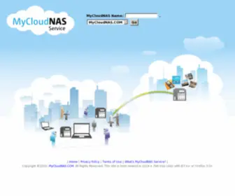 MYqnapnas.com(MyCloudNAS Service) Screenshot