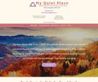 Myquietplacecounseling.com(Marina Krugolets) Screenshot