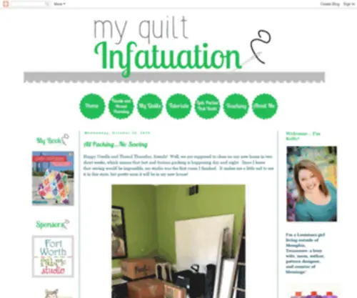Myquiltinfatuation.com(My quilt infatuation) Screenshot