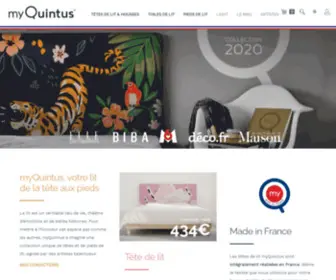 Myquintus.com(Ma tête de lit made in France décorée par un artiste) Screenshot