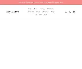 Myraave.com(Shop our gorgeous line of jewelry for women. Because bling) Screenshot