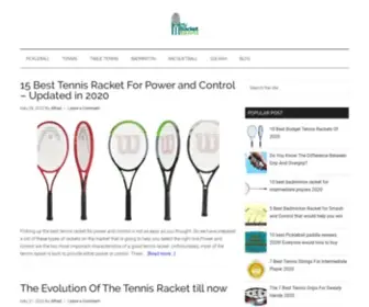 Myracketsports.com(My Racket Sports) Screenshot