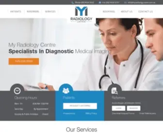 Myradiologycentre.com.au(My Radiology Centre) Screenshot