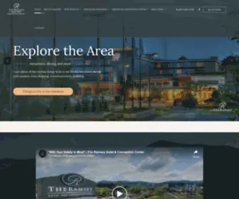 Myramseyhotel.com(The Ramsey Hotel in Pigeon Forge TN) Screenshot