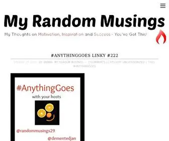 Myrandommusings.co.uk(My Random Musings) Screenshot