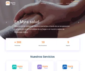 Myrasalud.cl(Myra Salud) Screenshot