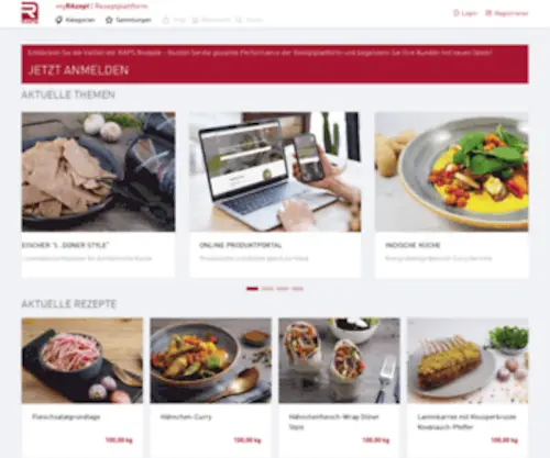 Myrazept.de(RAPS Rezepte) Screenshot