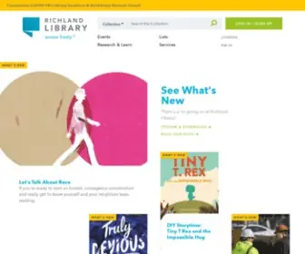 MYRCPL.com(Richland Library) Screenshot