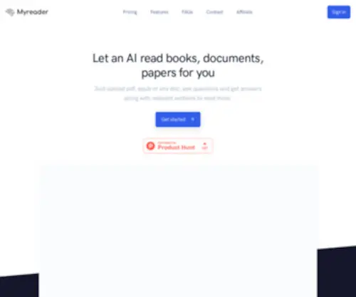 Myreader.ai(Myreader AI) Screenshot