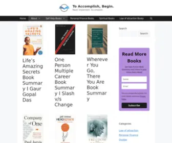 Myreadforchange.com(To Accomplish) Screenshot