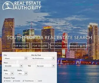 Myrealestateauthority.com(See all the South Florida Homes and Condos for Sale) Screenshot