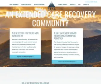 Myrealrecovery.com(Sober Living & Extended Care Recovery Community) Screenshot