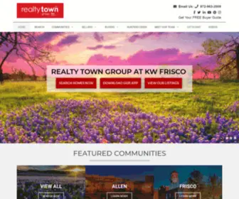 Myrealtytown.com(Realty Town Group at KW Frisco) Screenshot