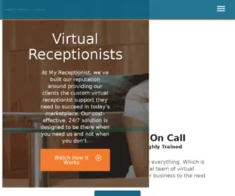 Myreceptionist.com(Virtual Receptionist & Answering Service) Screenshot