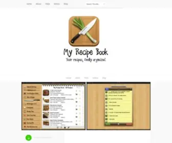 Myrecipebookapp.com(My Recipe Book App) Screenshot